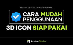 1 Tutorial 3D Icon Siap Pakai