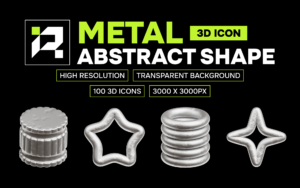 Marble Abstract Shape 3D Icon Pack Marble Abstract Shape 3D Icon Pack