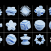 29 Snow Ice Abstract Shape 3D Icon Pack