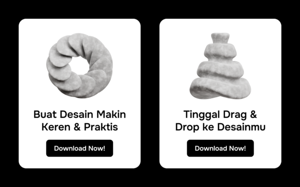 Cement Abstract Shape 3D Icon Pack