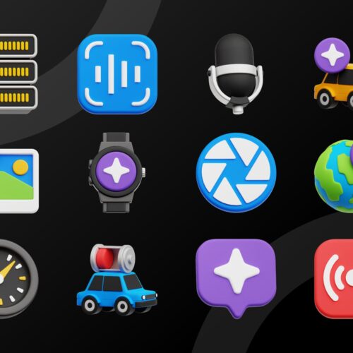 Tech & Device 3D Icon Siap Pakai