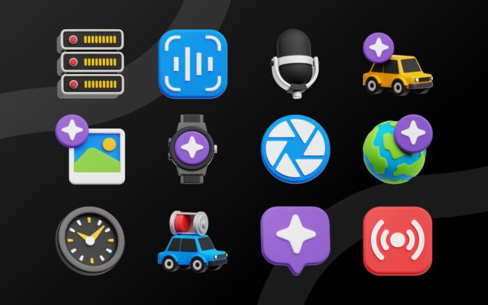 Tech & Device 3D Icon Siap Pakai